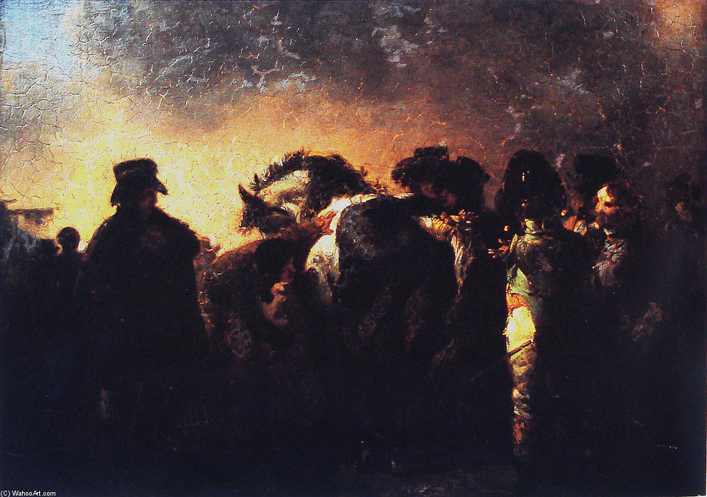 Tropeiros Negociando Um Cavalo — Nicolas-antoine Taunay