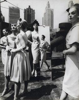 Evelyn, Isabella, Nina And Mirrors, New York — William Klein