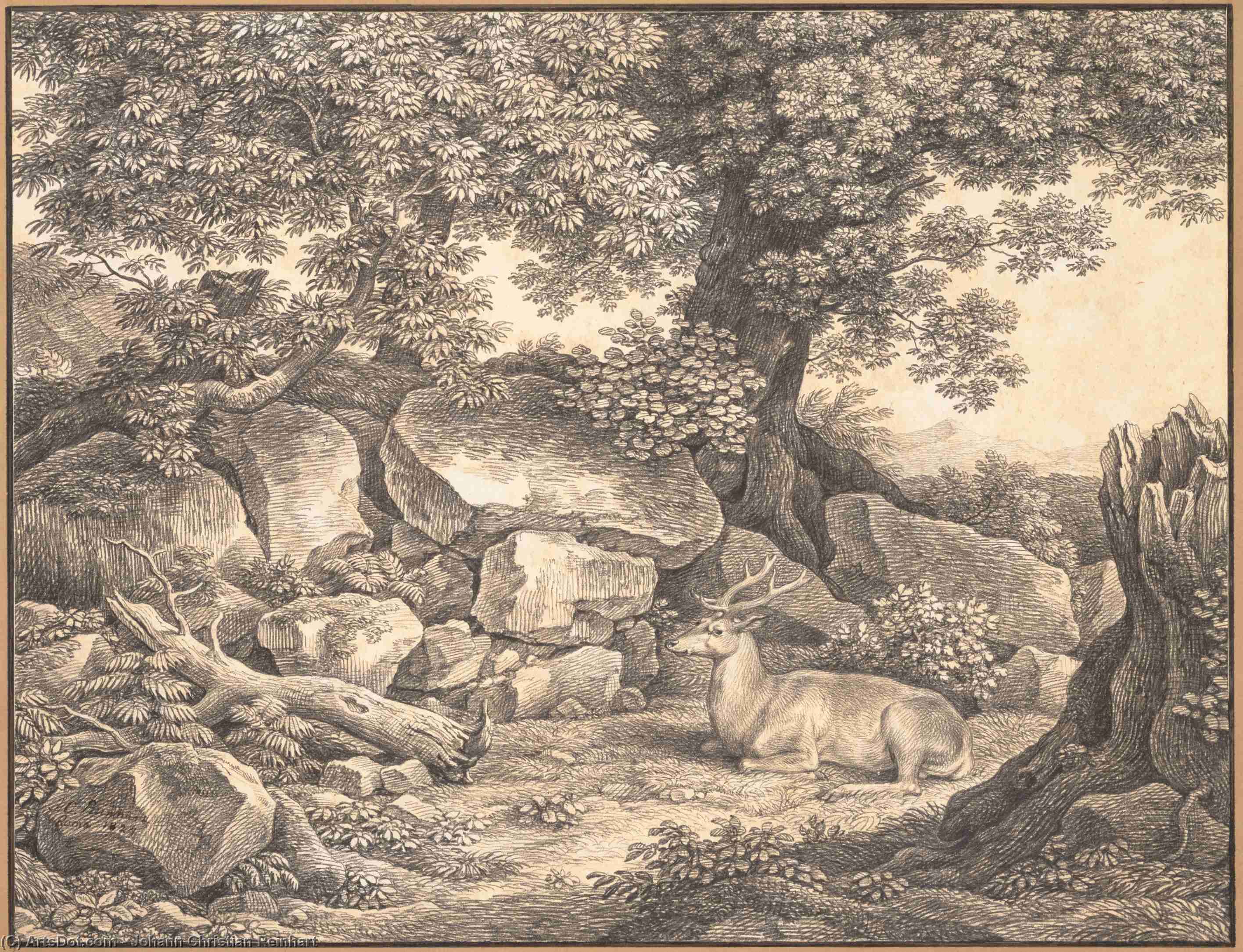 Rocky Landscape — Johann Christian Reinhart