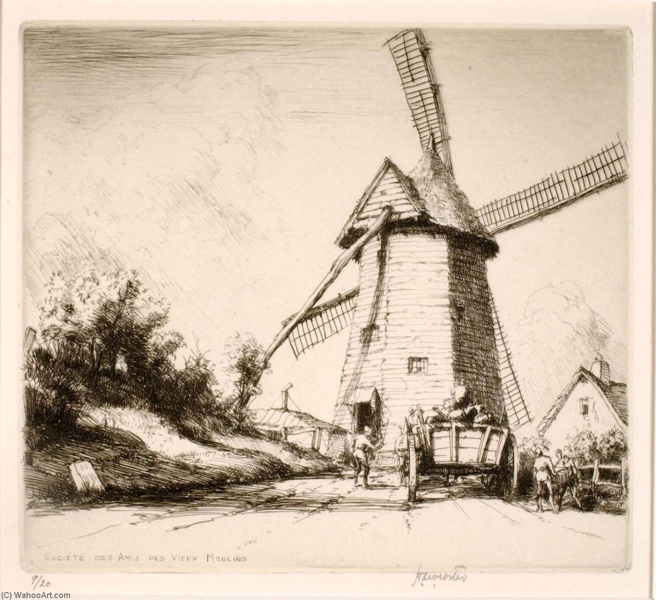 L' Approche Du Moulin, Abbeville — Herman Armour Webster