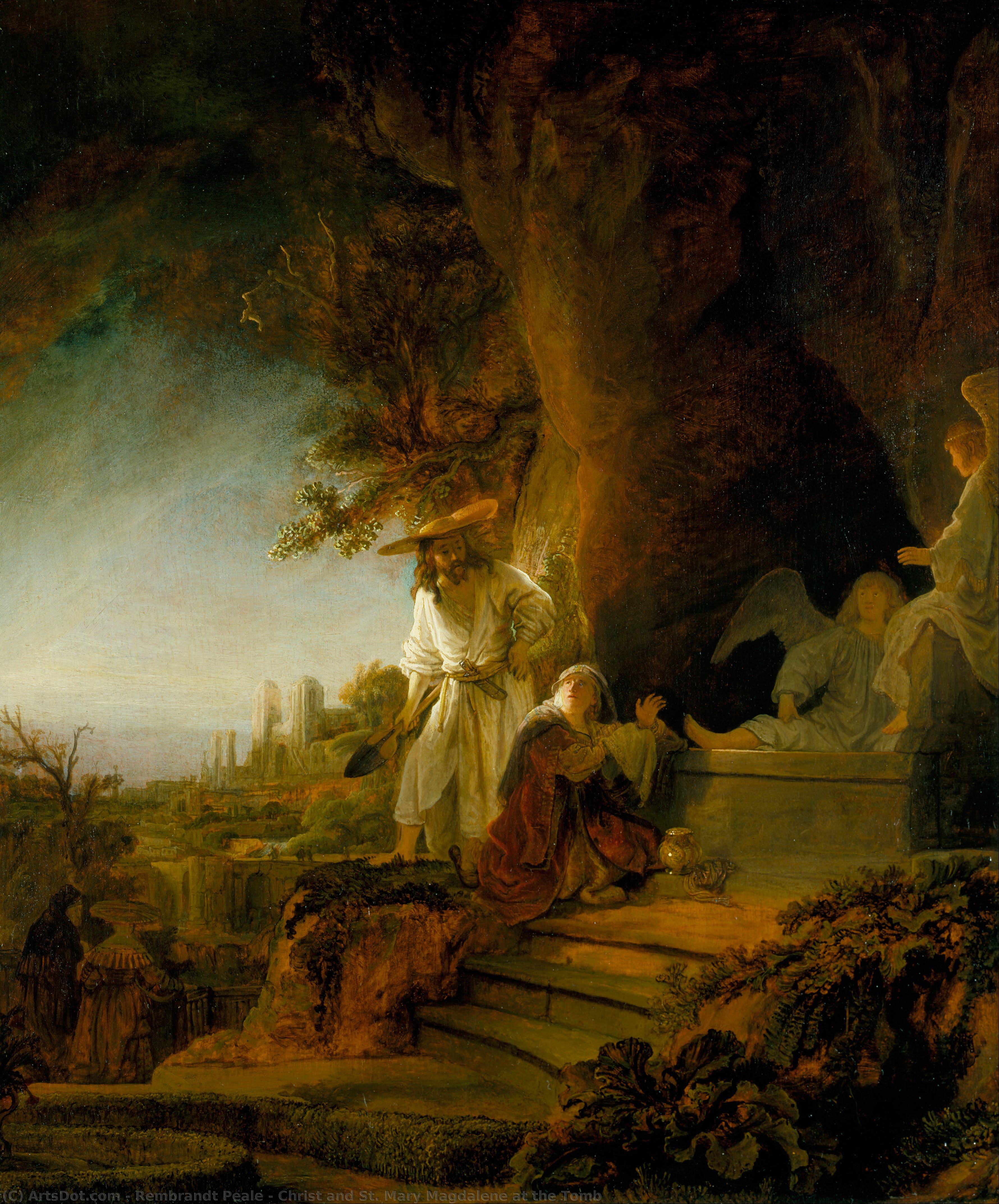 Christ And St. Mary Magdalene At The Tomb — レンブラント・ピール