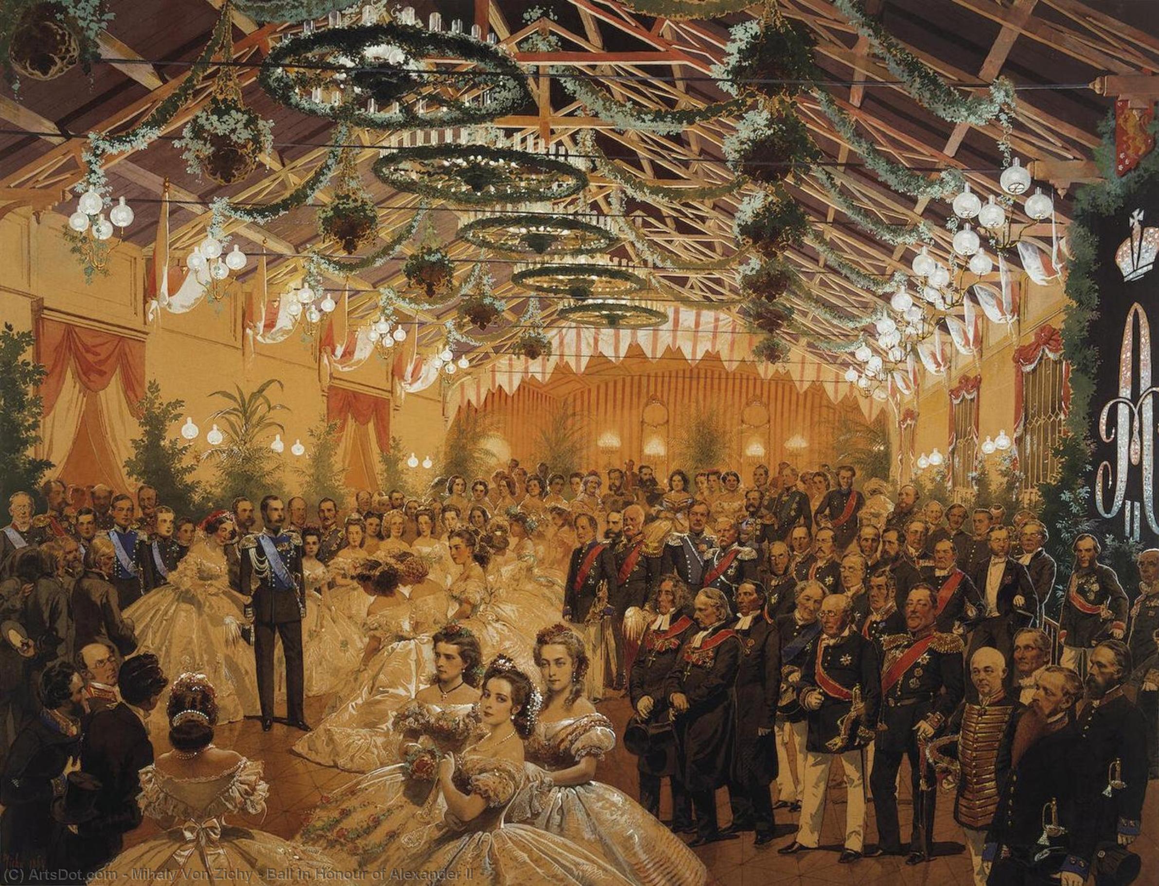 Bal De Honor Al Príncipe Alejandro Ii — Conde Mihály Von Zichy