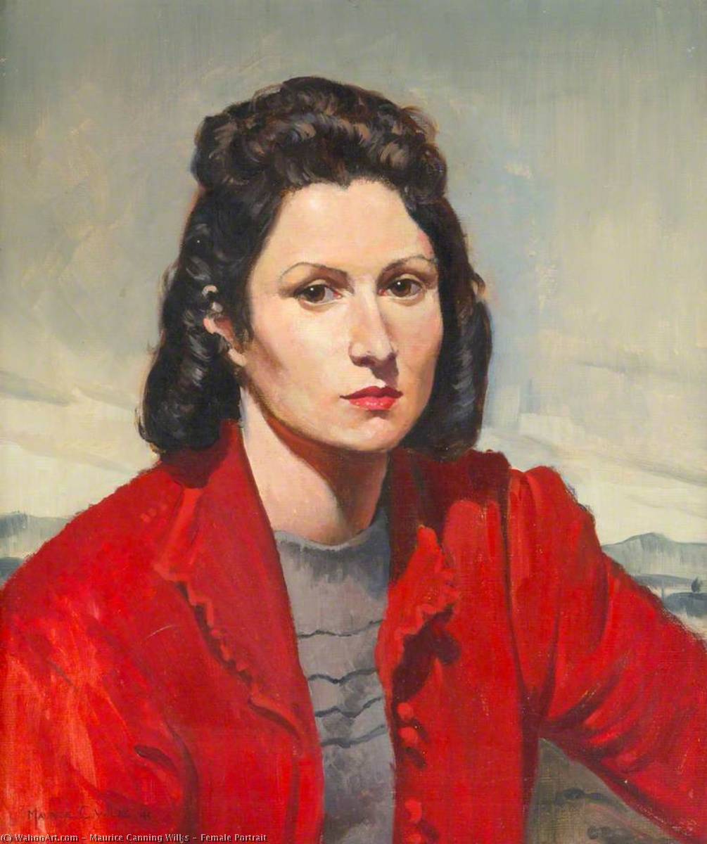 Female Portrait — Maurice Canning Wilks