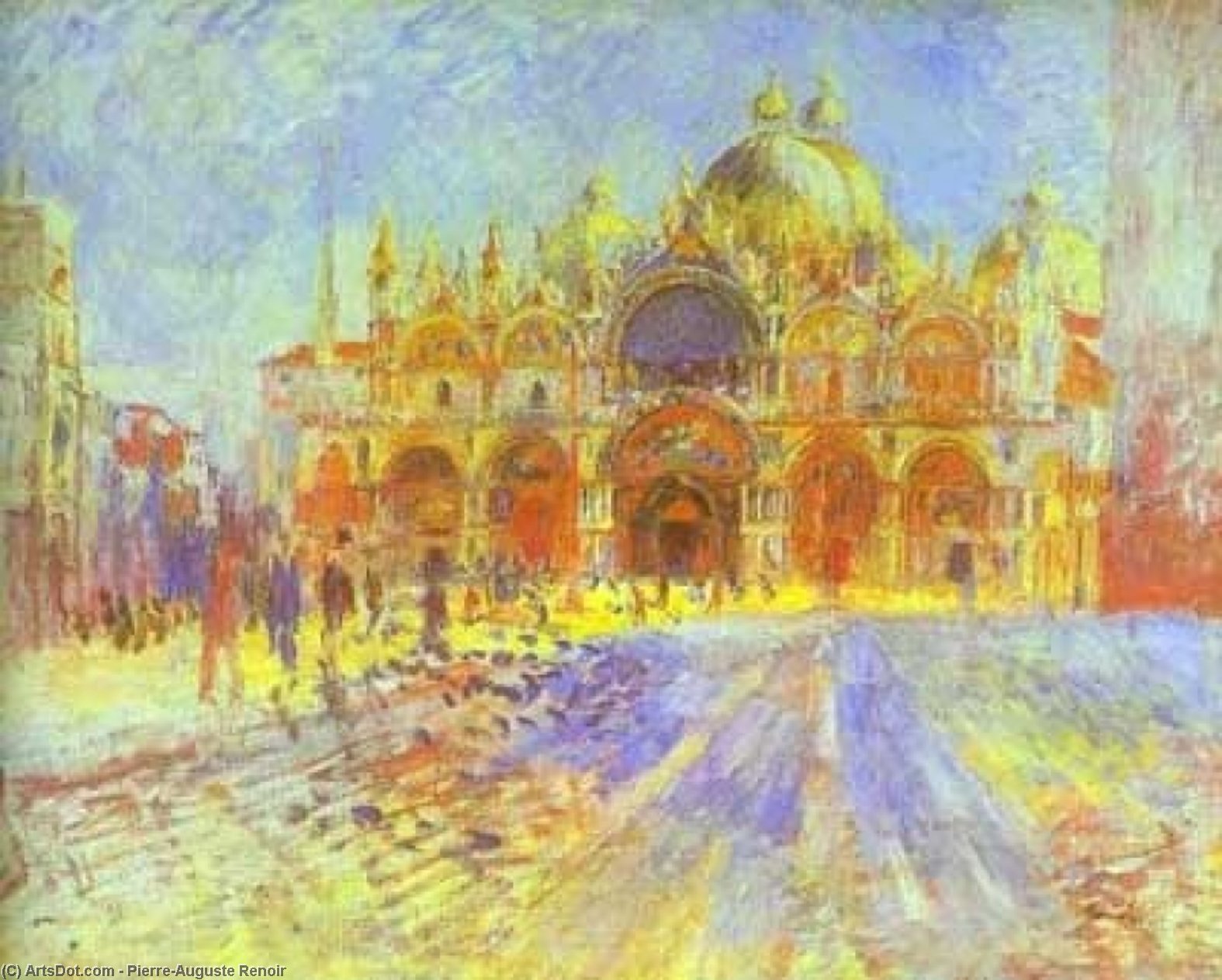 St. Mark's Square, Venice — Pierre-auguste Renoir