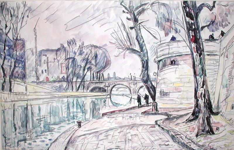 Paris - River Scene — Paul Signac