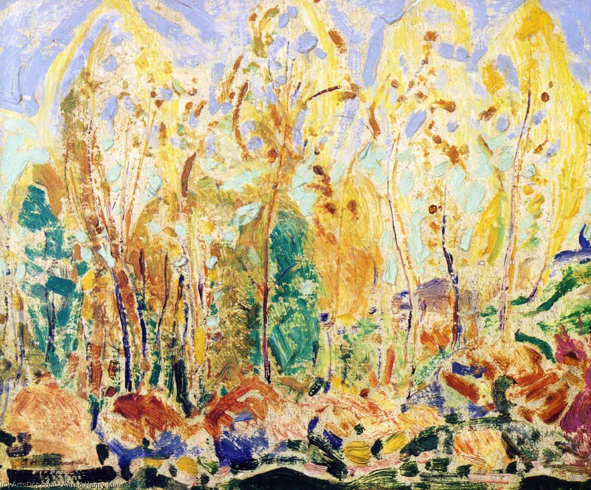 Fauve Landscape — Алфред Хенри Маурер