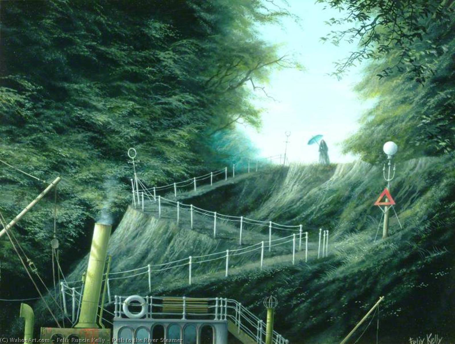 Path To The River Steamer — Felix Runcie Kelly