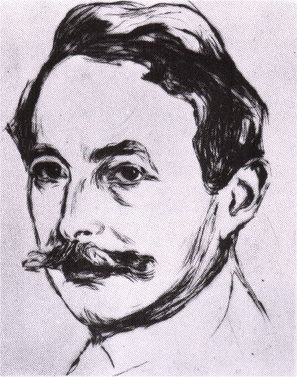 Portrait Of Max Linder — Edvard Munch