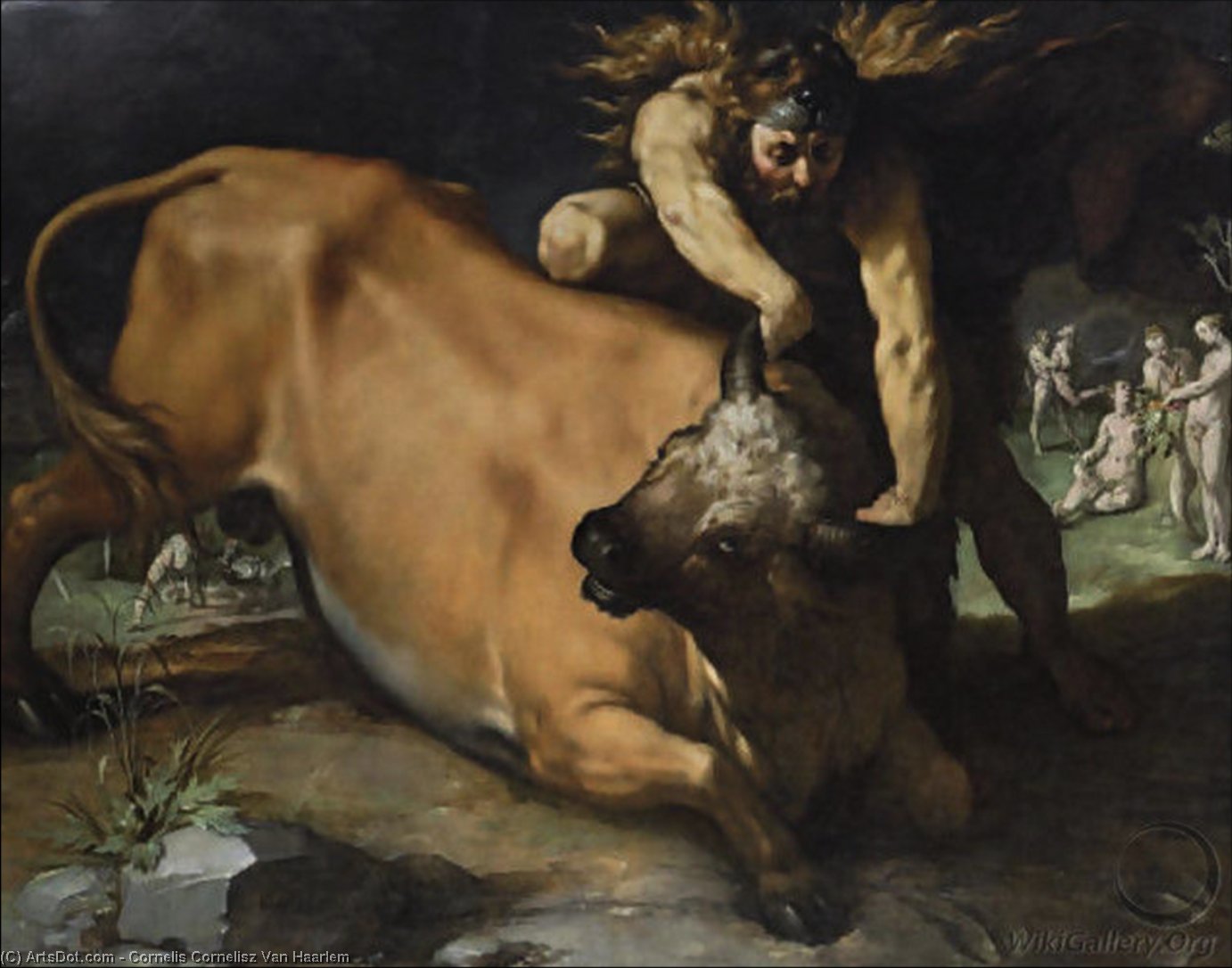 Hercules And Achelous — Cornelis Cornelisz Van Haarlem