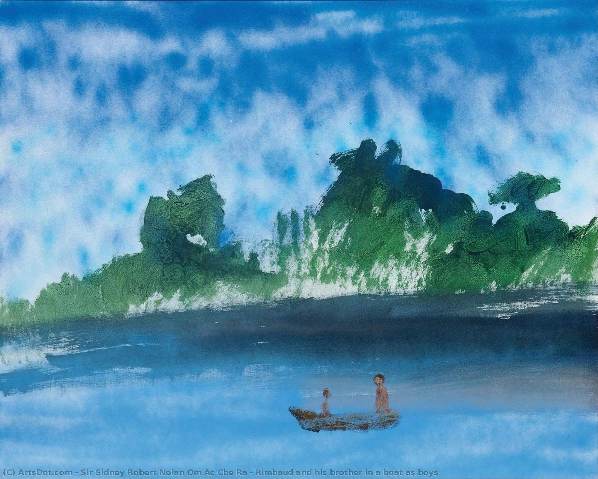 Rimbaud Y Su Hermano En Un Bote Cuando Eran Niños — Sir Sidney Robert Nolan