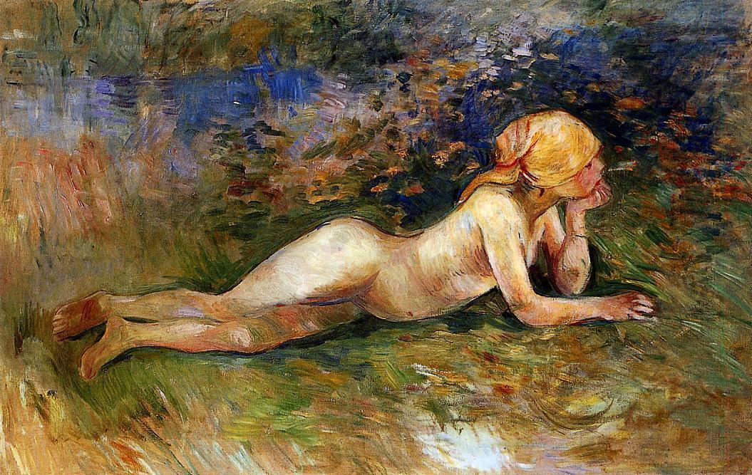 The Reclining Shepherdess — Berthe Morisot