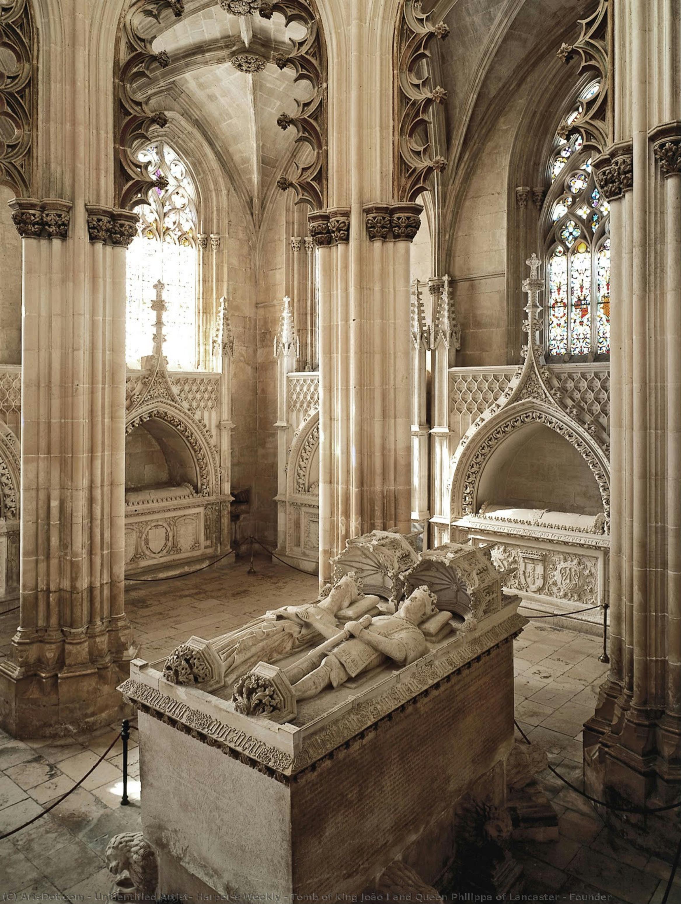 Tomb Of King João I And Queen Philippa Of Lancaster - Founder — Unidentified Artist, Harper's Weekly