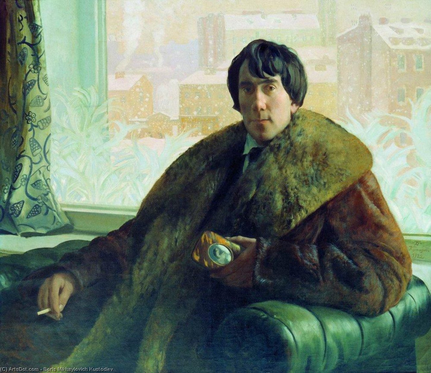 Portrait Of I. Zolotarevsky — Boris Mikhailovich Kustodiev