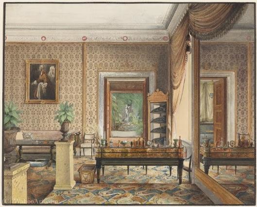 Arbeitszimmer Von Prinz Karl — Johann Philipp Eduard Gaertner