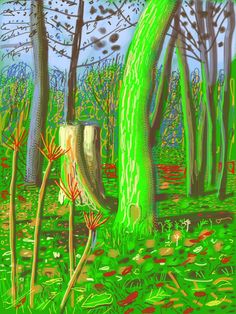 Bosque — David Hockney