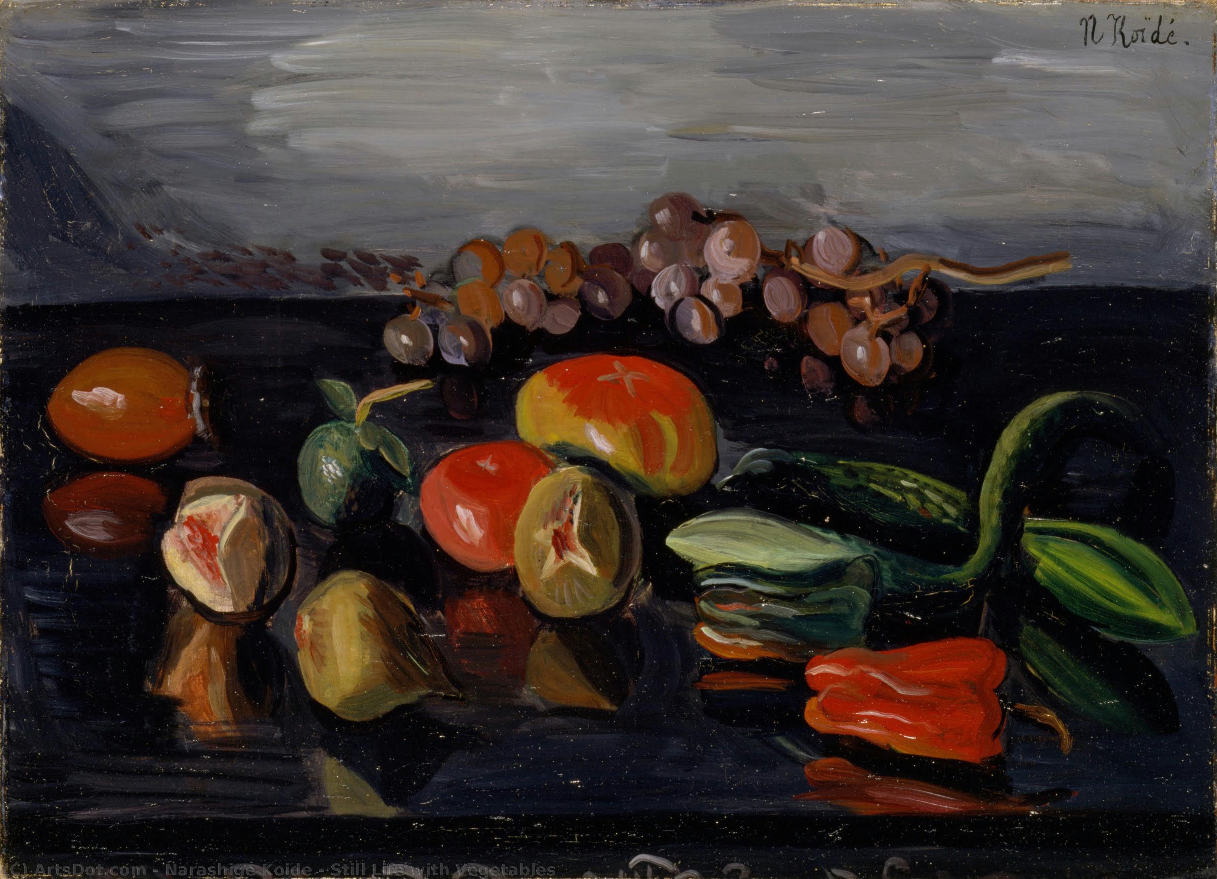 Still Life With Vegetables — Narashige Koide
