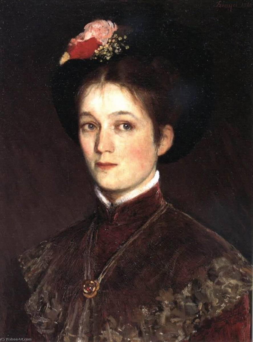 Portrait Of The Artist's Wife — Pal Merse Szinyei