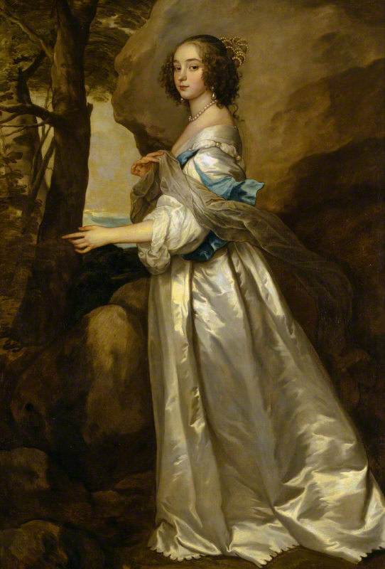 Lady Frances Cranfield (d.1687), Later Countess Of Dorset — Sir Anthony Van Dyck