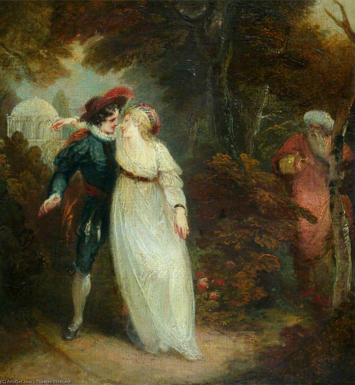 Zoraida, Discovered By Her Father — Томас Стотхард