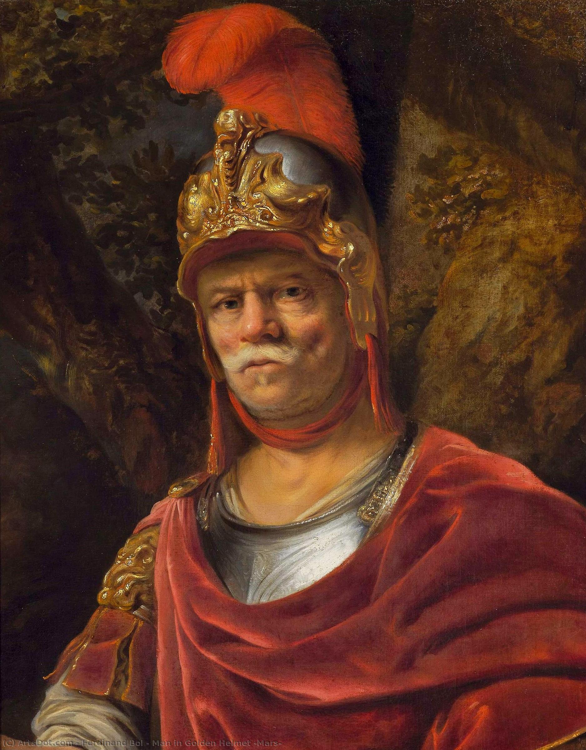 Man In Golden Helmet (mars) — Ferdinand Bol