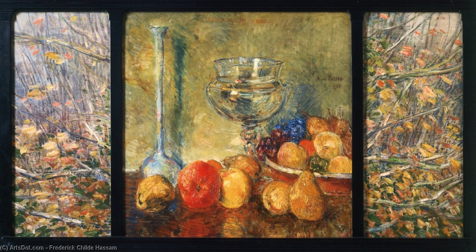 Still Life, Fruits — Frederick Childe Hassam