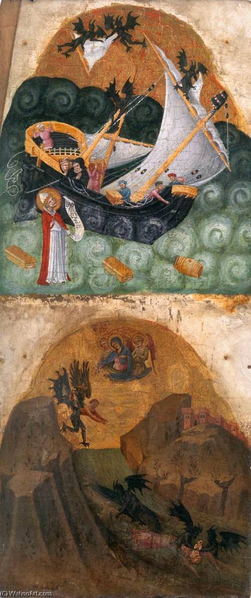 Altarpiece Of The Virgin Mary (near Right Hand Panel) — Meneghello Di Giovanni De' Canali