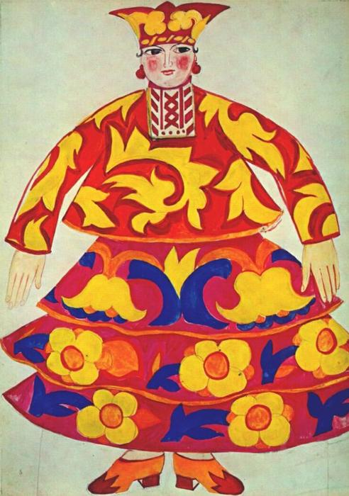 Russian Woman's Costume From Le Coq D'or — ナタリア・ゴンチャロワ
