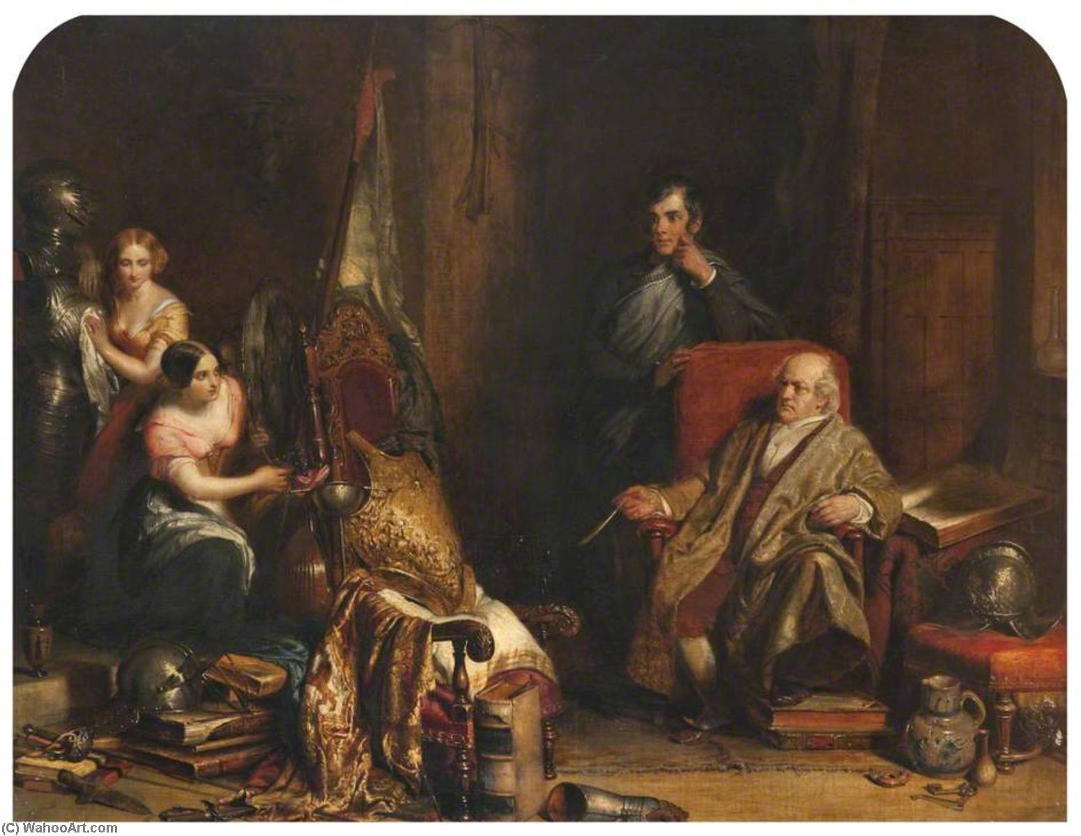 Burns At The House Of Francis Grose — Robert Scott Lauder