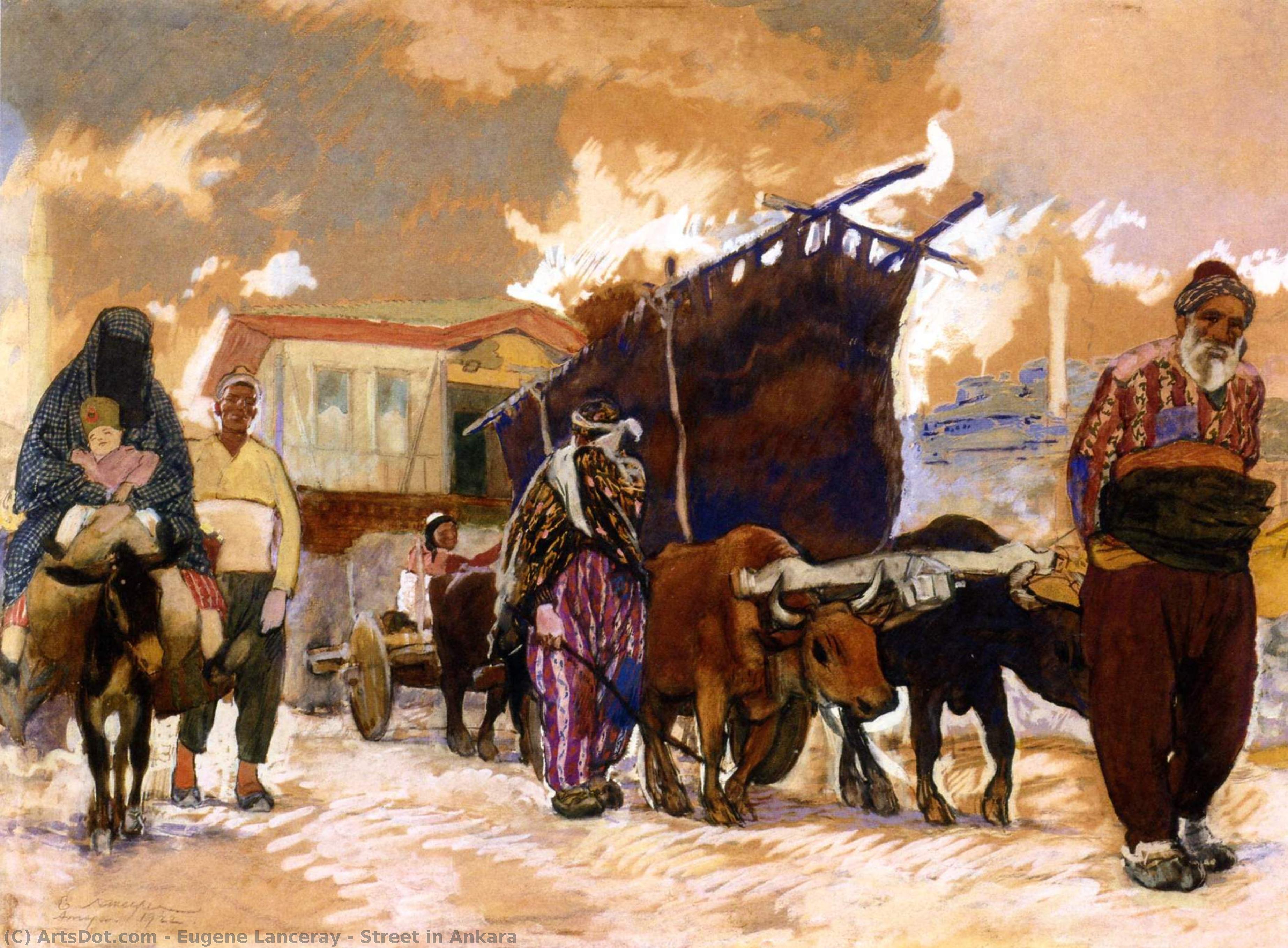 Street In Ankara — Evgeny Yevgenyevich Lanceray