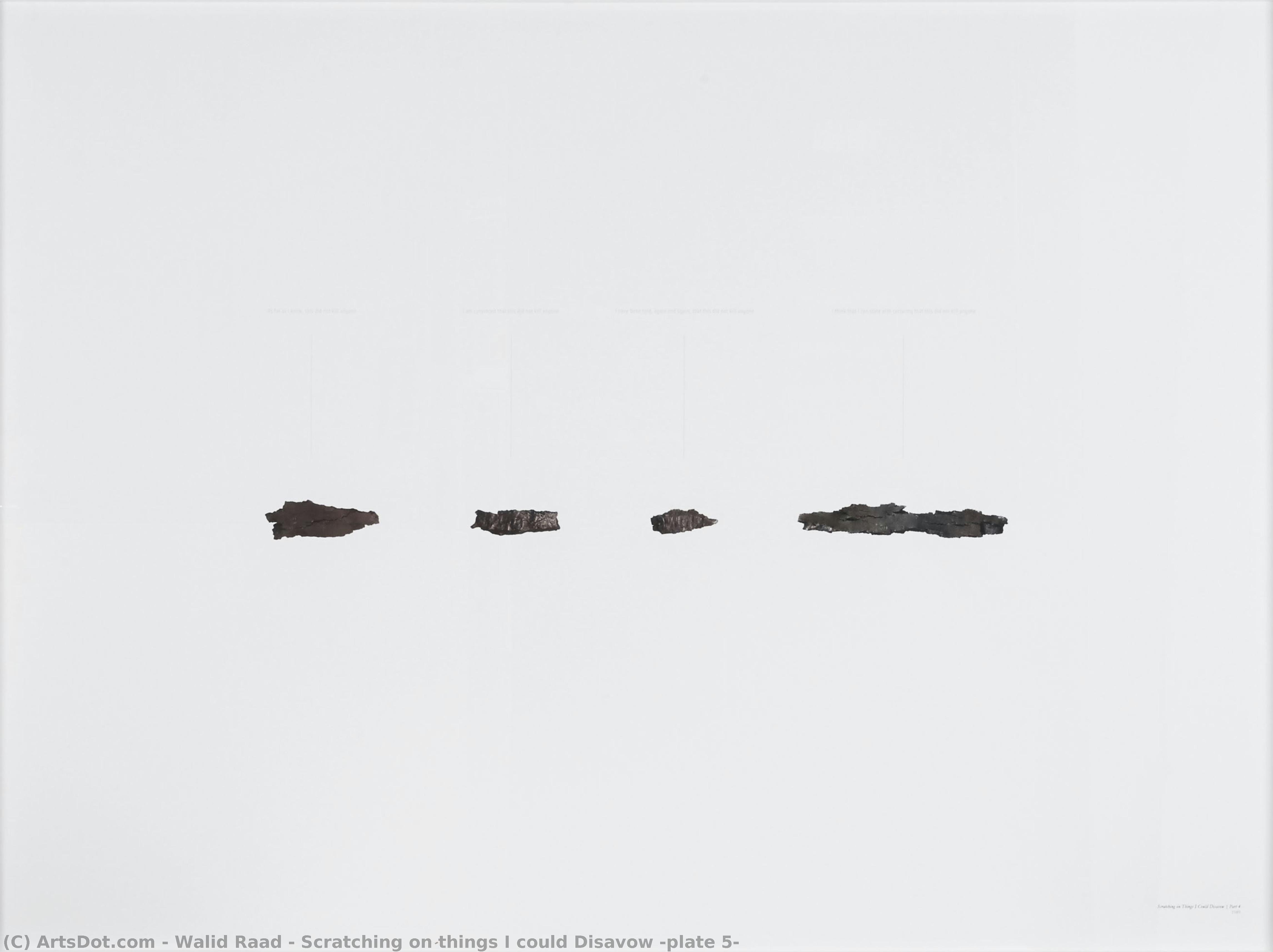 Scratching On Things I Could Disavow (plate 5) — Walid Raad