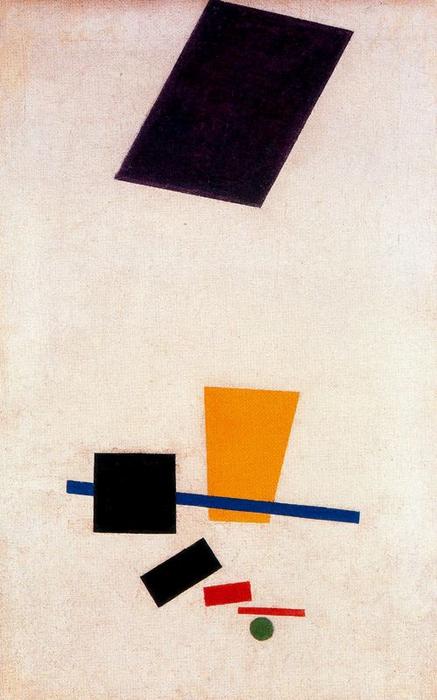 Suprematism Painterly Realism Of A Football Player. Color Masses In The Fourth Dimension — Kasimir Sewerinowitsch Malewitsch