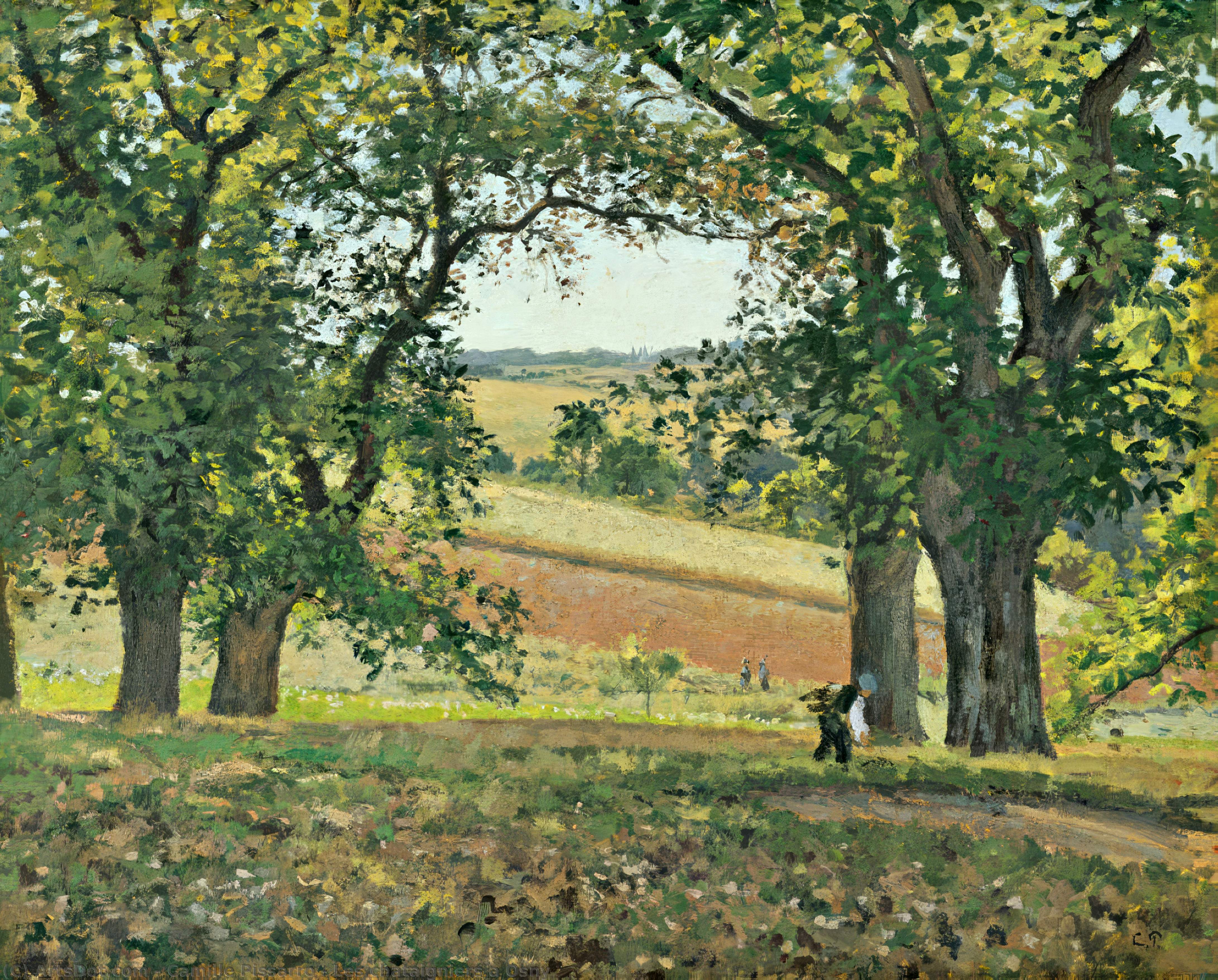 Les Chataigniers A Osny — Camille Pissarro