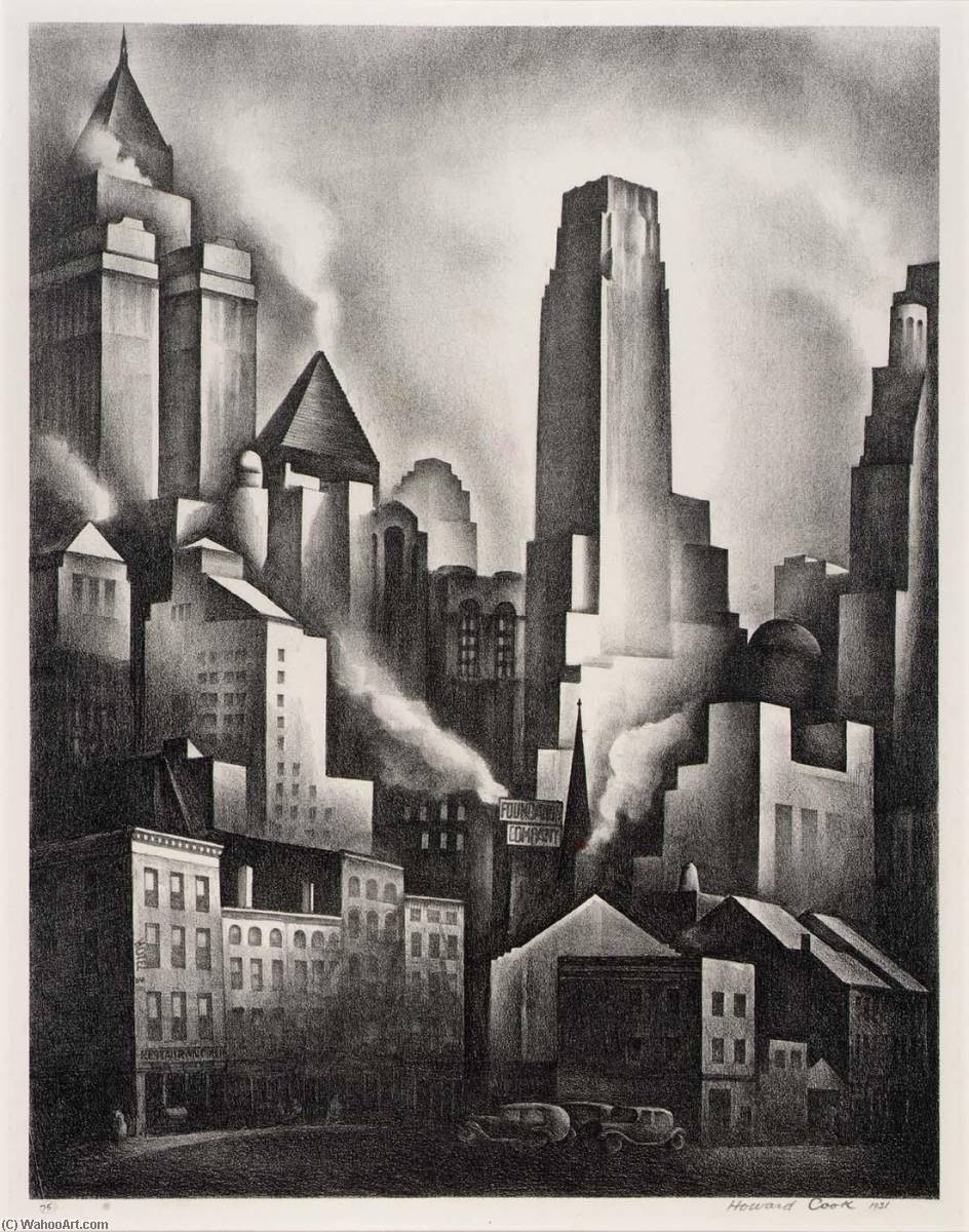 Financial District — Howard Cook