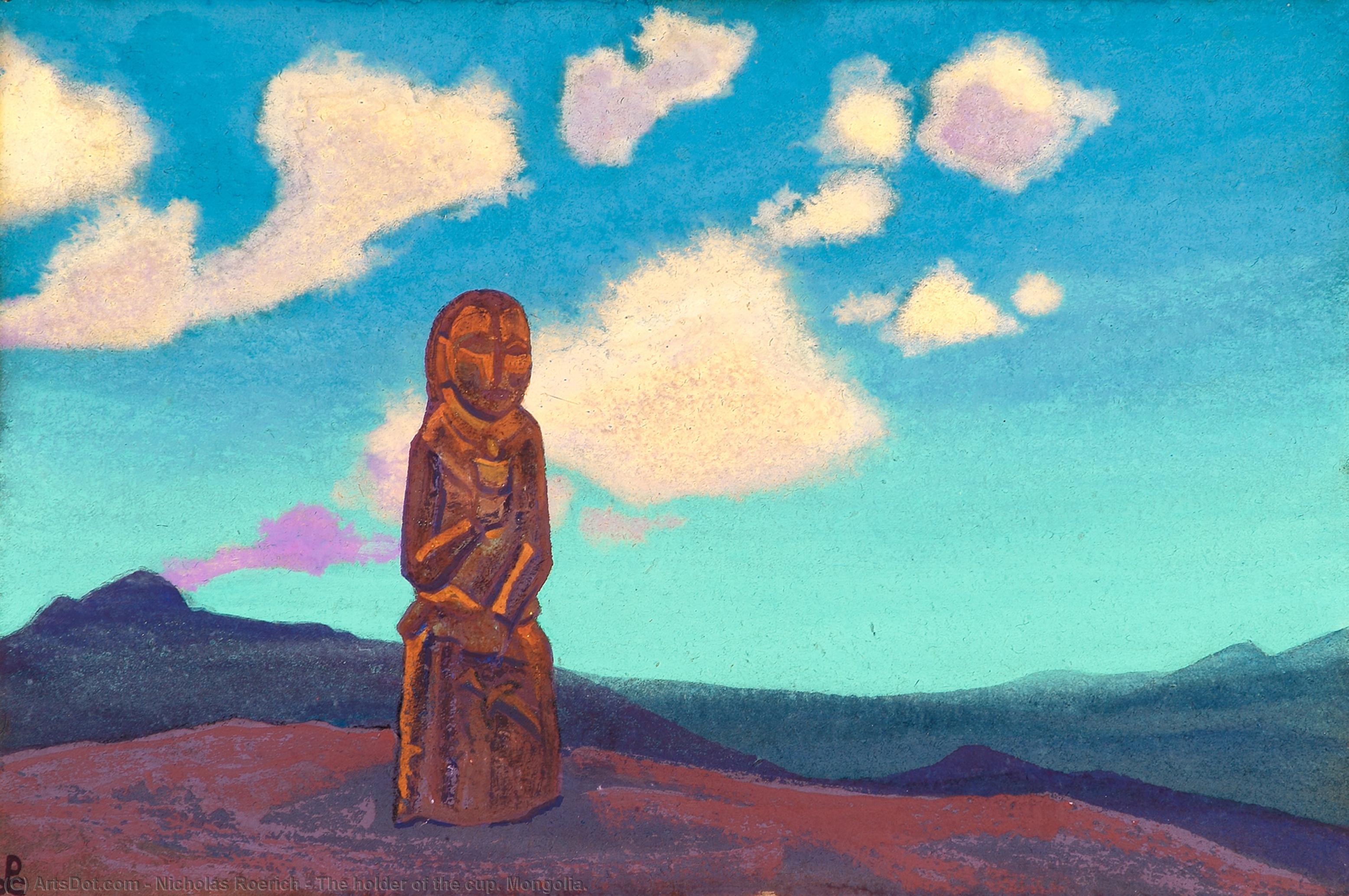 The Holder Of The Cup. Mongolia. — Nicholas Roerich