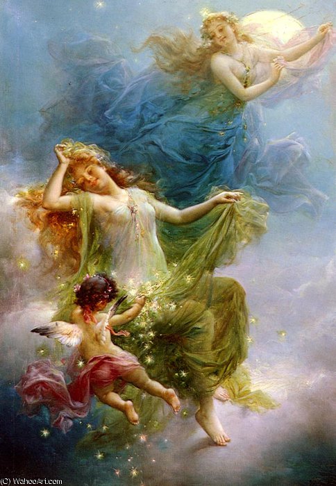 In The Night Sky — Hans Zatzka