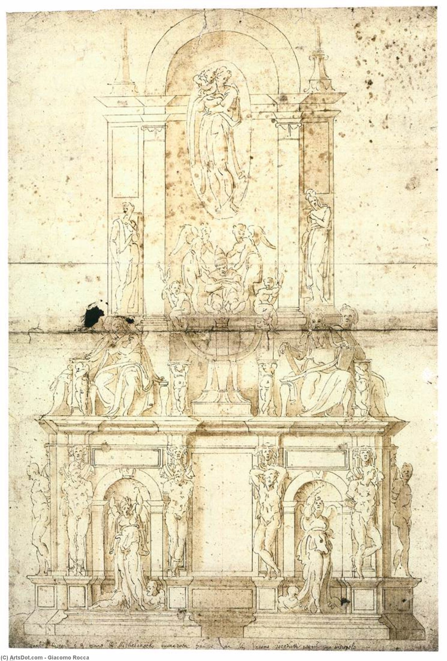 Дизант Микеланђела За Гроб Јулија Ii — Giacomo Rocca
