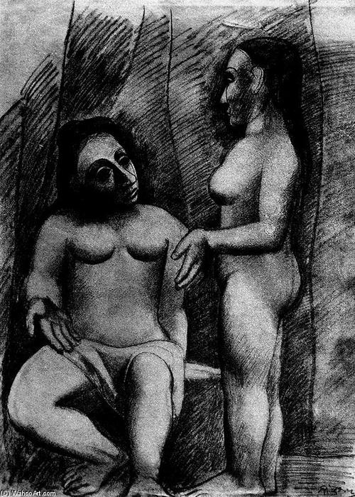 Seated Nude And Standing Nude — Pablo Picasso