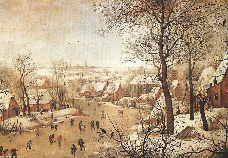 Winter Landscape With A Bird-trap — Питер Бројгел Млађи