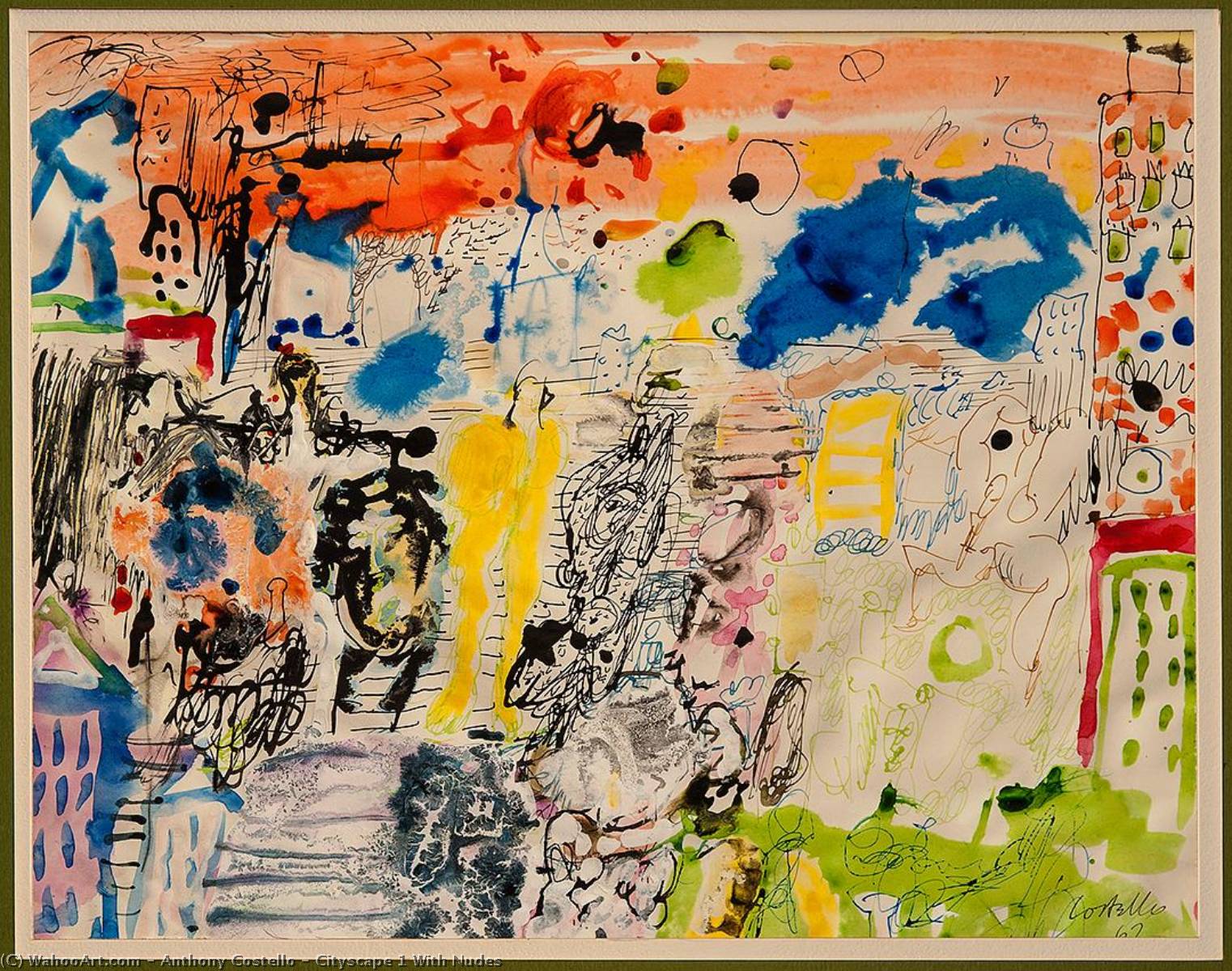 Cityscape 1 With Nudes — Anthony Costello