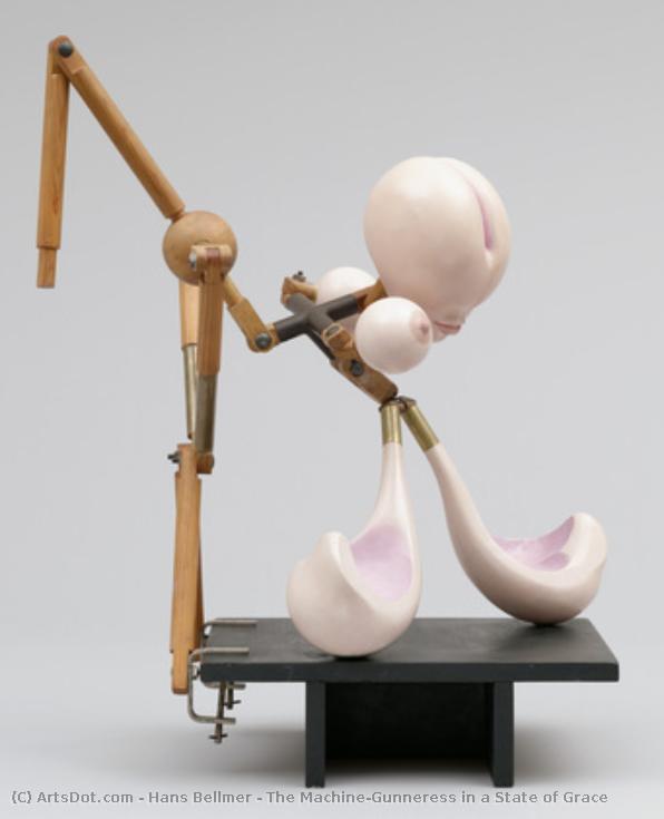 The Machine-gunneress In A State Of Grace — Hans Bellmer