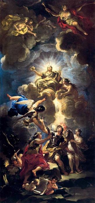 Allegory Of Divine Wisdom 1 — Luca Giordano