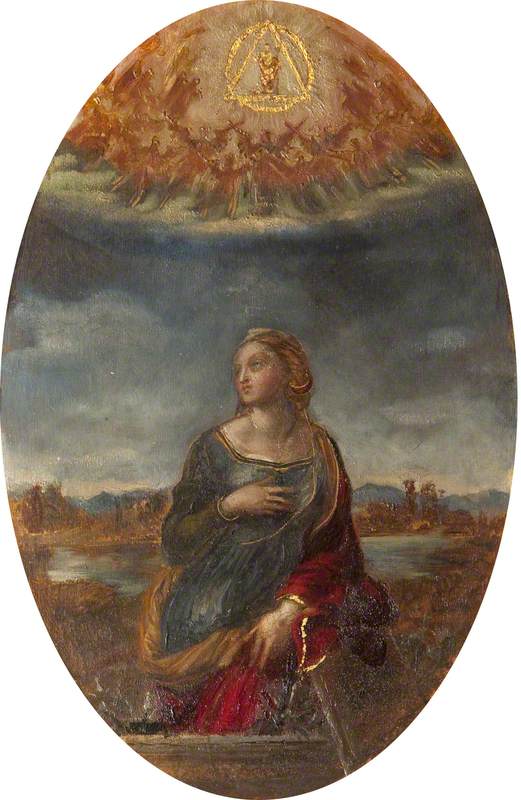 Saint Catherine Of Alexandria (after Raphael) — Rebecca Dulcibella Orpen