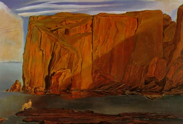 Figure On The Rocks (penya Segats), 1926 — Salvador Dalí