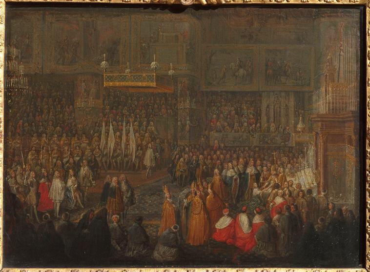 Sacre De Louis Xv. 25 Octobre 1722 — Jean-baptiste Martin (martin Des Batailles)
