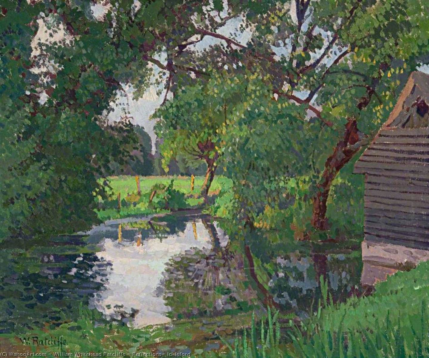 Reflections, Ickleford — William Whitehead Ratcliffe