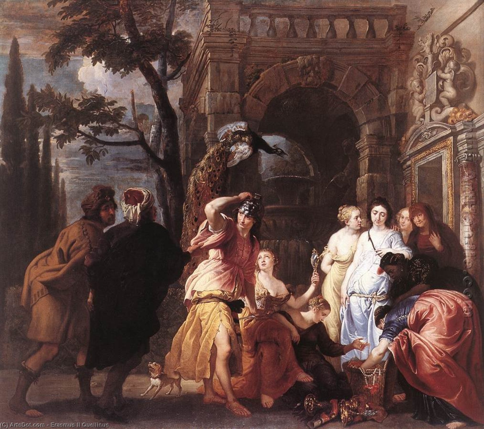 Achilles Among The Daughters Of Lycomedes — Erasmus Quellinus Ii