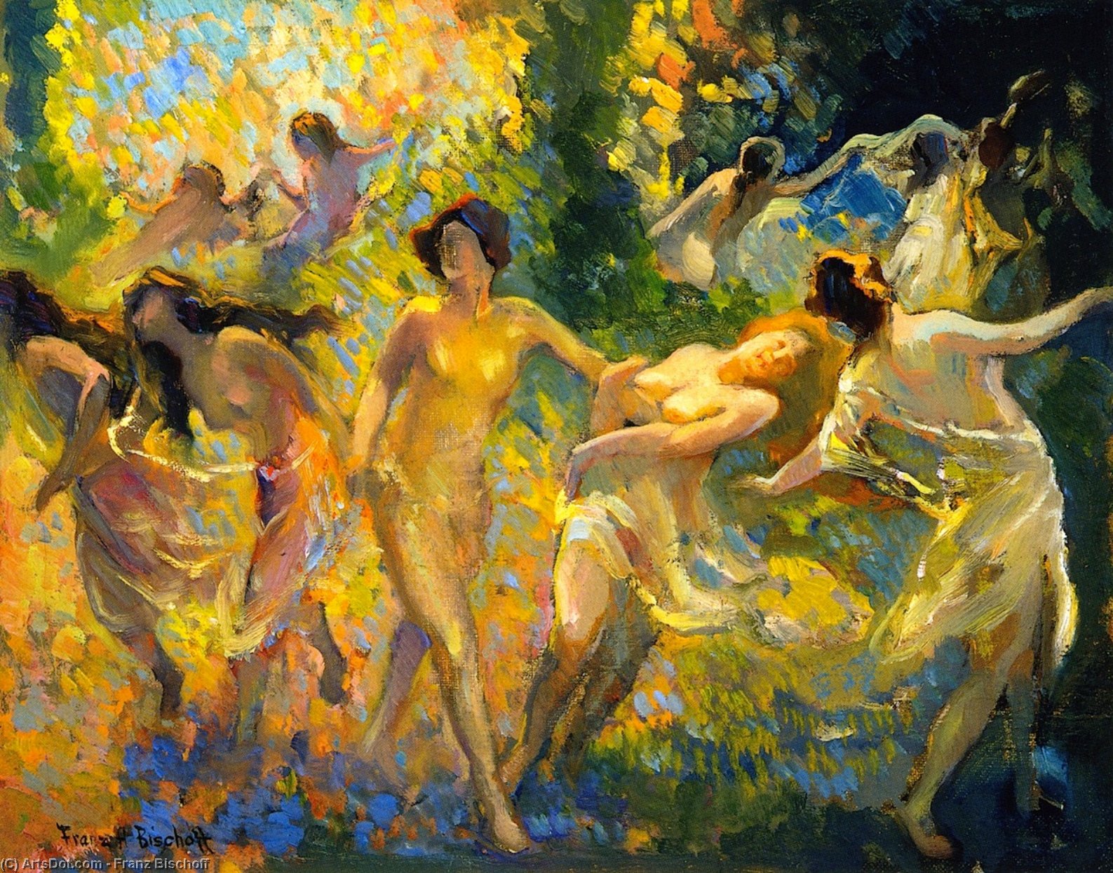 Dancing Women — Франц Бишофф