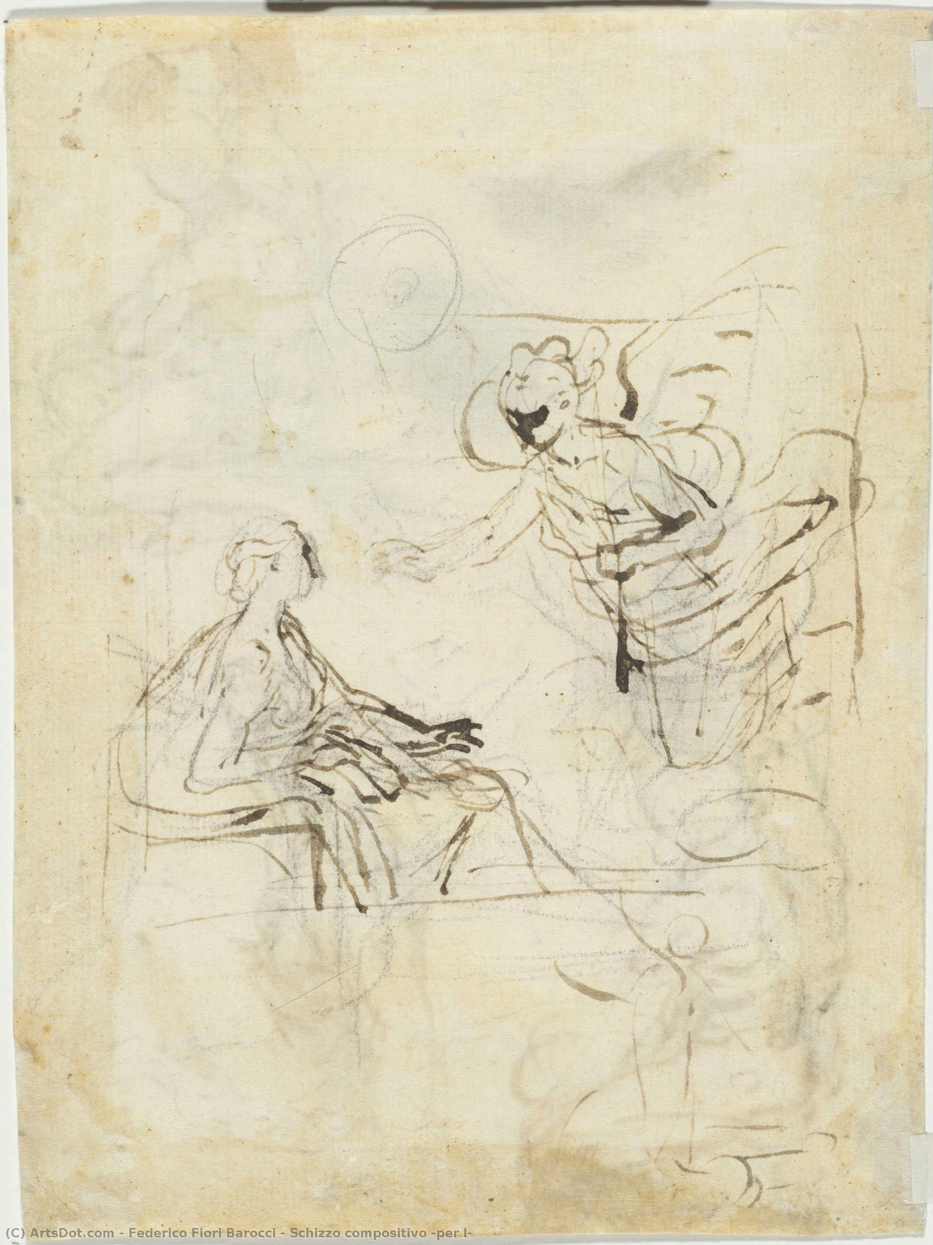 Schizzo Compositivo (per L — Federico Fiori Barocci