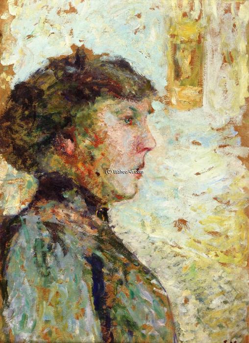 Portrait Of A Woman In Profile — Jean-édouard Vuillard