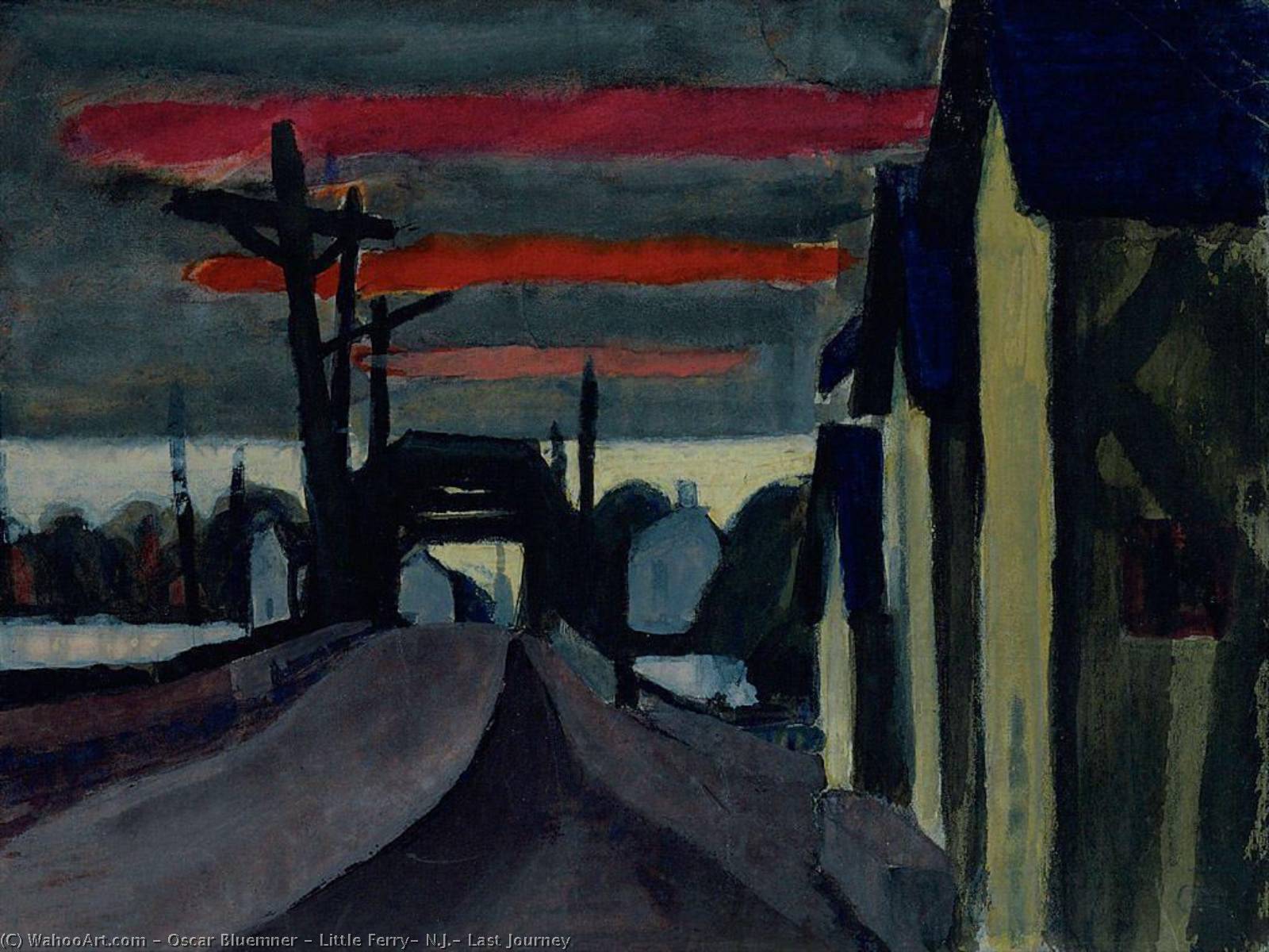 Little Ferry, N.j., Last Journey — Oscar Bluemner